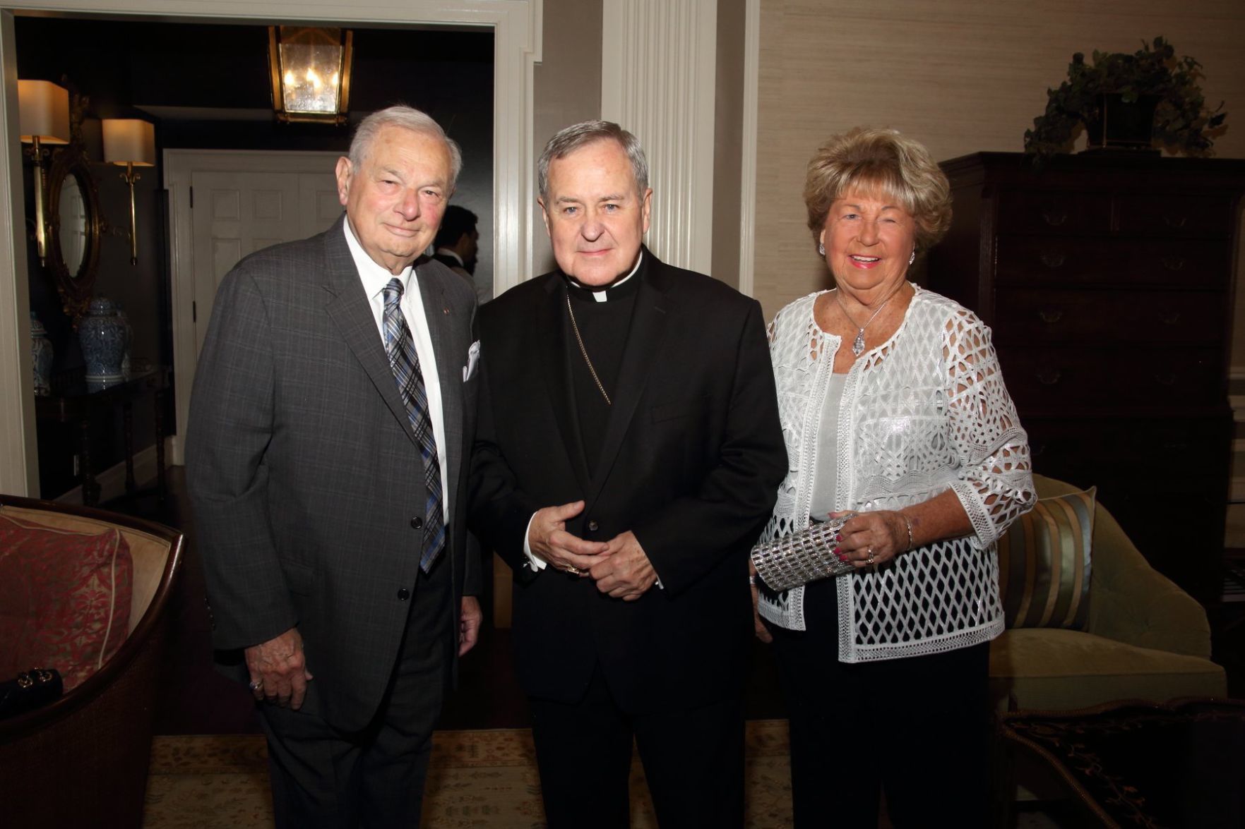 Len Dino, Archbishop Robert Carlson, Pat Dino